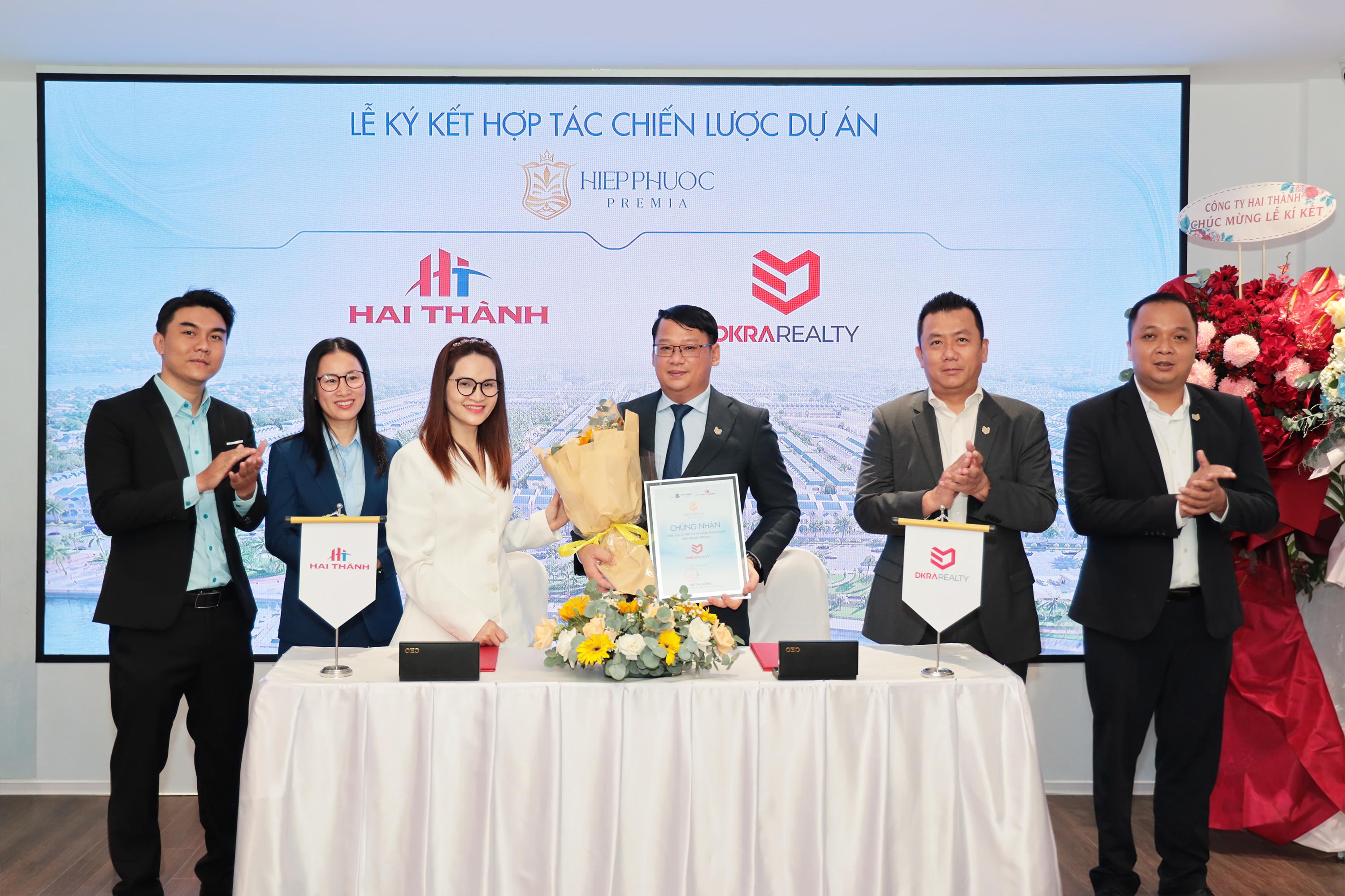 DKRA REALTY CHÍNH THỨC TRỞ THÀNH TỔNG ĐẠI LÝ TIẾP THỊ VÀ PHÂN PHỐI DỰ ÁN HIEP PHUOC PREMIA