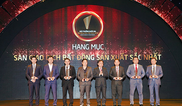 Giải thưởng quốc gia: sàn giao dịch Bất động sản xuất sắc nhất Việt Nam năm 2018